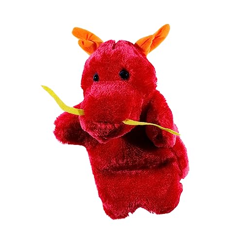 CIYODO Drachenplüschpuppe Babyzubehör Rollenspiel -Accessoires Handpuppe Geschichte Erzählende Marionette Geschichte Marionetten Rot CIYODO Drachenplüschpuppe Babyzubehör Rollenspiel -Accessoires Handpuppe Geschichte Erzählende Marionette Geschichte Marionetten Rot von CIYODO