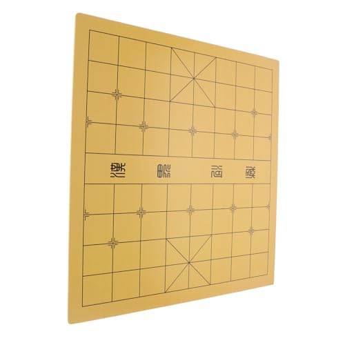 CIYODO Dualseitiges Holz Schachbrett Go und Chinesisches Schachbrett Tragbares Praktisches Brettspiel mit Klarer Linienprägung Glatter Oberfläche Langlebig für Familie und Freizeit von CIYODO