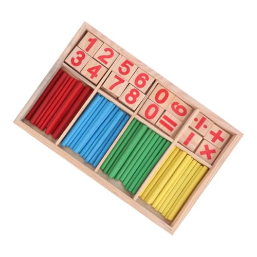CIYODO Educational Counting Rods Holzspielzeug für Montessori Lernspielzeug Zahlenverständnis Pädagogische Rechenstäbe für Vorschule und Kindergarten Fördert Motorische Fähigkeiten und CIYODO Educational Counting Rods Holzspielzeug für Montessori Lernspielzeug Zahlenverständnis Pädagogische Rechenstäbe für Vorschule und Kindergarten Fördert Motorische Fähigkeiten und von CIYODO