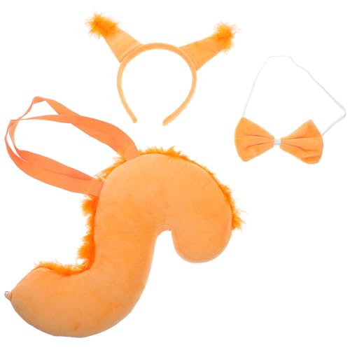 CIYODO Eichhörnchen Ohren Stirnband aus Ultraweichem Plüsch mit Schleife Tierkostüm Zubehör für Cosplay Karneval Halloween und Mottopartys CIYODO Eichhörnchen Ohren Stirnband aus Ultraweichem Plüsch mit Schleife Tierkostüm Zubehör für Cosplay Karneval Halloween und Mottopartys von CIYODO