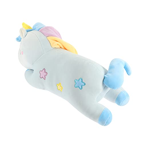 CIYODO Einhorn-Puppe Kinderspielzeug für zu Hause dekorative Kissen für Weiches süßes Tierkissen süße Kissen Nettes Plüsch Blue CIYODO Einhorn-Puppe Kinderspielzeug für zu Hause dekorative Kissen für Weiches süßes Tierkissen süße Kissen Nettes Plüsch Blue von CIYODO