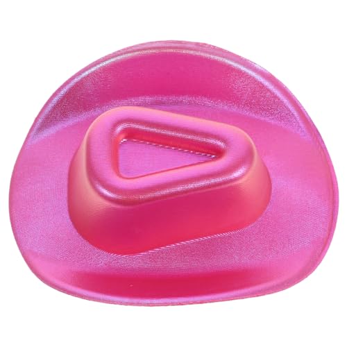 CIYODO Entzückende Hüte Zubehör Winzig Kappe Miniatur Stroh Puppe Klein Party Rosa Mini-hüte Mini-Hut Minihüte Zum Basteln Mall-Hut Austauschbare Minihüte Rosy Eva von CIYODO