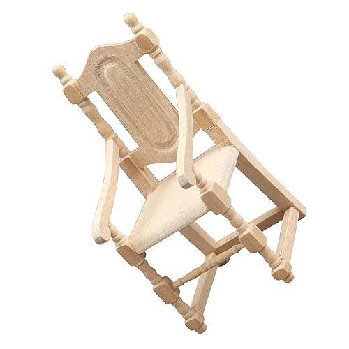 CIYODO Puppenstuhl Miniaturstuhl Für Puppenmöbel Puppenhaus Zubehör Aus Holz Dekoration Für Kinderzimmer Spielzeug CIYODO Puppenstuhl Miniaturstuhl Für Puppenmöbel Puppenhaus Zubehör Aus Holz Dekoration Für Kinderzimmer Spielzeug von CIYODO