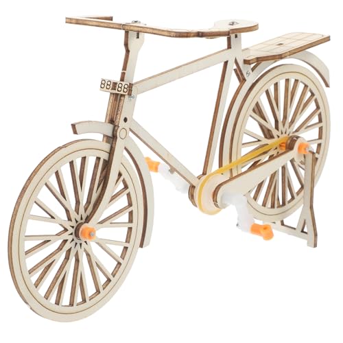 CIYODO Montagespielzeug Vintage-Stil Simuliertes Fahrrad Miniatur-Fahrrad Aus Holz Handgefertigtes Handwerk Für Jungen Und Mädchen von CIYODO