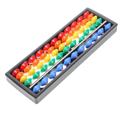 CIYODO Farbabakus Lehren Sie das Zählen mit dem Abakus Chinesischer Stil Abakus Abakus Abicus Abakus für Mathe Abacus Perlen chinesisches Abakus-Ornament Abakus-Tool Plastik von CIYODO