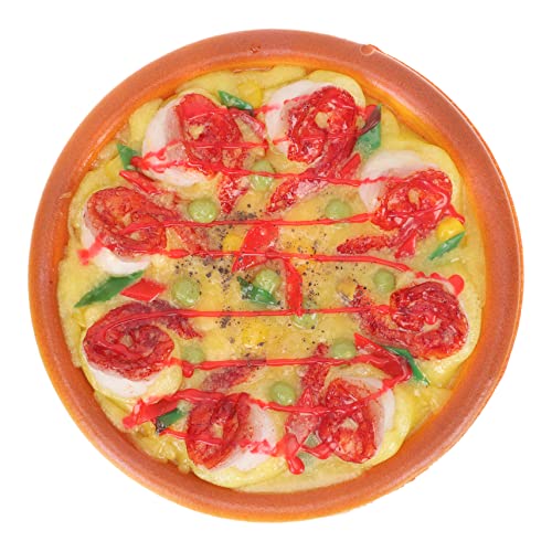 CIYODO Faux realistisches Essen Pizza-Requisiten Prop-Pizza Pizza-Modell Pizza -Dekorationen für das Restaurant Kinderpizza simulierte Pizza gefälschtes Pizzaspielzeug Pizza- PVC von CIYODO