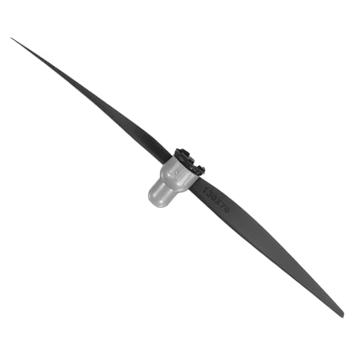 CIYODO Flugzeugpropeller Ersatz 2-Blatt Kleine Schwarze Kunststoffpropeller DIY Modellflugzeug Zubehör Helikopterheckpropeller Ersatzteile von CIYODO
