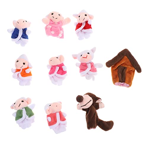 CIYODO Finger Kinderspielzeug Lamm Finger Finger Lustiges Finger Bunt von CIYODO