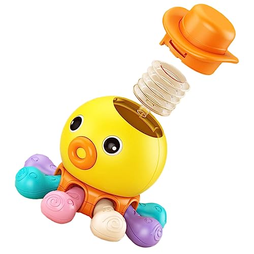 CIYODO Finger Oktopus Für Babys Badewanne Für Babys Badespielzeug Lustiges Oktopus Badespielzeug Babyspielzeug Babyparty Oktopus Mädchen Kunststoff Orange von CIYODO
