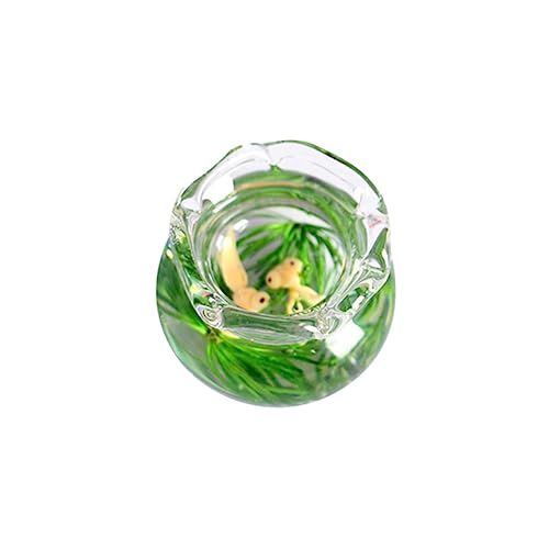 CIYODO Fischglas Deko Lebensnahe Mini Aquarienfigur für Wohnaccessoires und Puppenhaus Dekoration Hochwertiges Sicheres Material für Kreative Mini Szenen und Tischdekoration CIYODO Fischglas Deko Lebensnahe Mini Aquarienfigur für Wohnaccessoires und Puppenhaus Dekoration Hochwertiges Sicheres Material für Kreative Mini Szenen und Tischdekoration von CIYODO