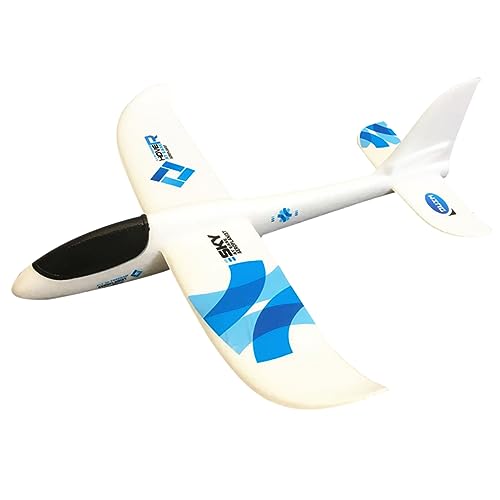 CIYODO Foam Flugzeug für Handwurf Gleiter für Außenbereich DIY mit Blauen Aufklebern für Jungen und Mädchen Spaß im Freien CIYODO Foam Flugzeug für Handwurf Gleiter für Außenbereich DIY mit Blauen Aufklebern für Jungen und Mädchen Spaß im Freien von CIYODO