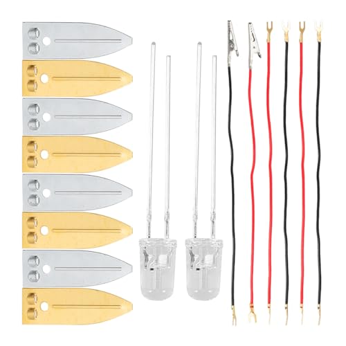 CIYODO Fruchtbatterie Experimentierset mit Kupfer Metallplatten Steckbare Elektroden Wissenschaftliches DIY Physik Experiment für Wissenschaftliches Lernspielzeug für Zuhause und Schule von CIYODO