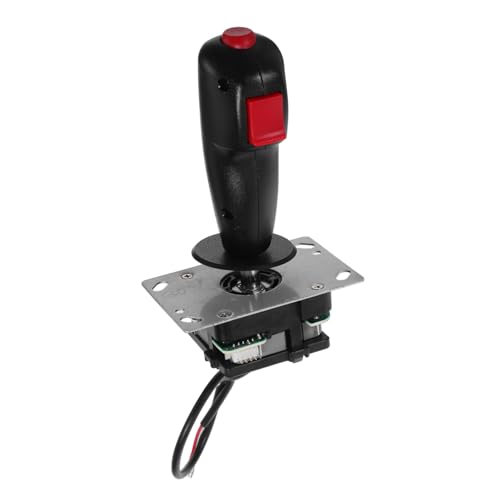 CIYODO Game Console Rocker Knopf-Joystick Essstäbchen -kabinettsstäbchen Bemalte Essstäbchen Zubehör Schlüsselanhänger Schildkröte Schlüsselanhänger Handy-Joystick Fluglotse Black Plastik von CIYODO