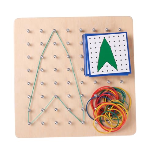 CIYODO Geometrisches Nagelpanel für Kinder Pädagogisches Holzspielzeug zur Kognitiven Entwicklung und Hand Auge Koordination CIYODO Geometrisches Nagelpanel für Kinder Pädagogisches Holzspielzeug zur Kognitiven Entwicklung und Hand Auge Koordination von CIYODO