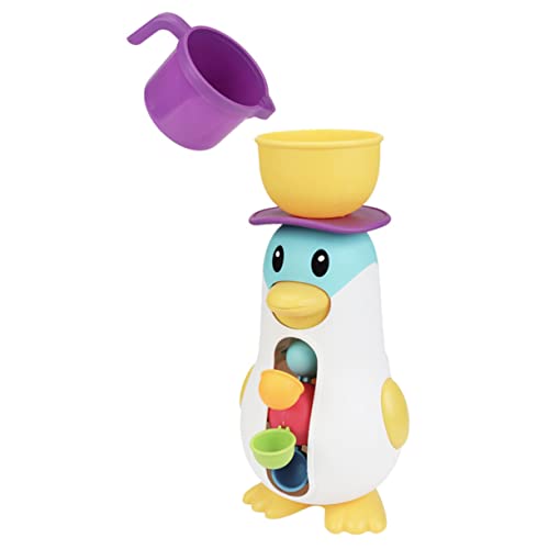 CIYODO Spielzeug Für Die Badezeit Pinguin Badespielzeug Jungen Und Mädchen Gießspielzeug Kunststoff Duschspielzeug Für Jungen Und Mädchen von CIYODO