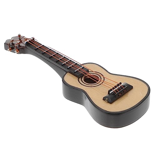 CIYODO Gitarre Holzmodell DIY Mini Dekoration für Realistisches Ergänzung für Puppenhaus Sicher und Langlebig für Kreative Gestaltung CIYODO Gitarre Holzmodell DIY Mini Dekoration für Realistisches Ergänzung für Puppenhaus Sicher und Langlebig für Kreative Gestaltung von CIYODO