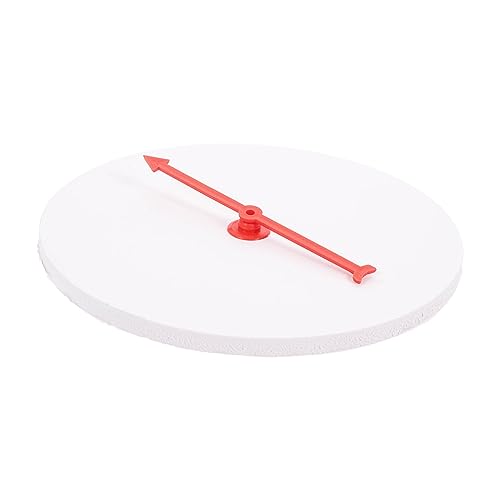 CIYODO Glücksraddrehplatte Weißes Kunststoff Preisdrehspiel mit Beschreibbarer Blanko Oberfläche Leichtes Party und Unterrichtsspiel Tragbar und Kompakt für Karneval und Events CIYODO Glücksraddrehplatte Weißes Kunststoff Preisdrehspiel mit Beschreibbarer Blanko Oberfläche Leichtes Party und Unterrichtsspiel Tragbar und Kompakt für Karneval und Events von CIYODO