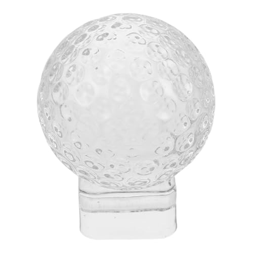 CIYODO Golf -Gedenkkarte Desktop -Displayständer Ball-Display-Regal Desktop -Display Steht Displayhalter für Golfbälle Kristall Steht für Anzeige Golfballmodell Glas Transparent von CIYODO