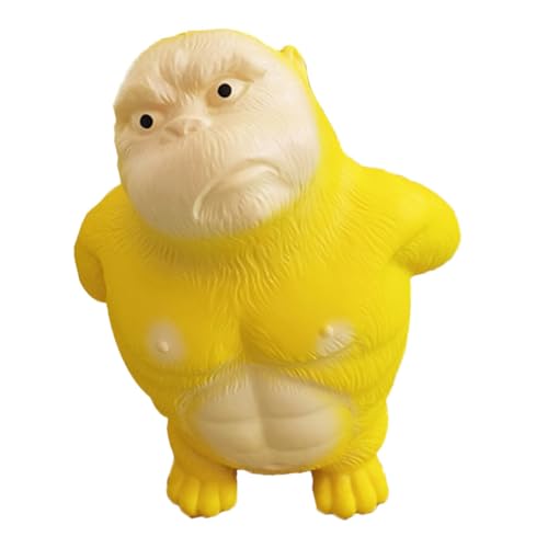 CIYODO Gorilla Quetschspielzeug Tragbares Stressabbau-Spielzeug Dehnbares Tier-entspannungsspielzeug Zum Druckentlasten Aus Pu-Material von CIYODO