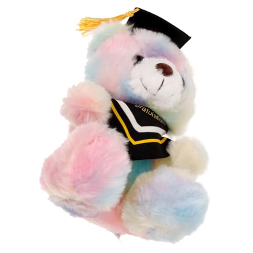 CIYODO Graduation Plush Bear Kuscheltier Weiches PP Baumwollstofftier mit Niedlichem Bären Design Festliche Abschlussdeko und Vielseitiges für College und Highschool Feiern von CIYODO