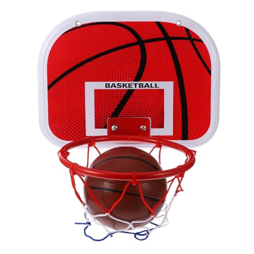 CIYODO Hängende Basketballbretter Kinder-Basketball-Set Rot Mini-basketballkorb Kleinkinder Basketball-Spielzeug Sicherer Spaß von CIYODO