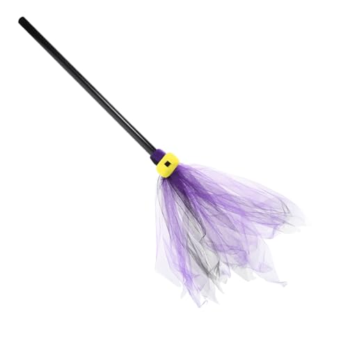 CIYODO Halloween Cosplay Besen Prop Hexenbesen Dekoration für Party Kostüm Zubehör Lustiges Hexenbesen Requisit für Halloween Party und Karneval CIYODO Halloween Cosplay Besen Prop Hexenbesen Dekoration für Party Kostüm Zubehör Lustiges Hexenbesen Requisit für Halloween Party und Karneval von CIYODO