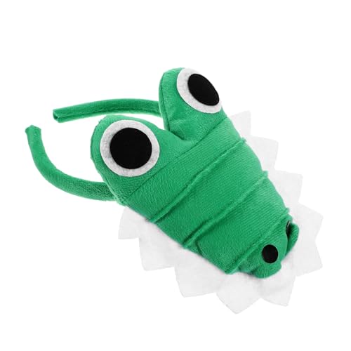 CIYODO Halloween Cosplay Krokodil Haarreif Cartoon Stirnband aus Plüsch für Damen Herren Party Kostüm Zubehör Modisch Bequem Langlebig von CIYODO