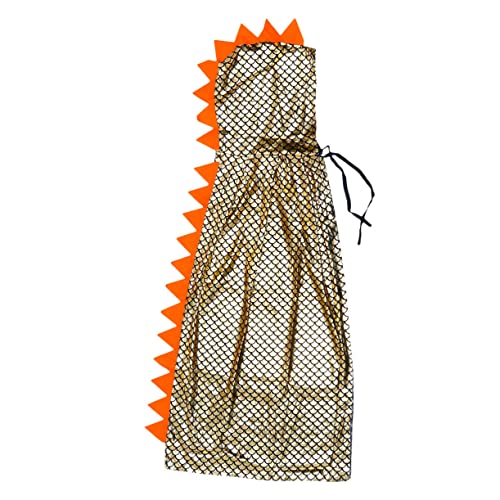 CIYODO Halloween Dinosaurier Umhang Kinderkostüm Goldener Dino Cape Karneval Party Umhang für Jungen Mädchen Cosplay Maskerade von CIYODO