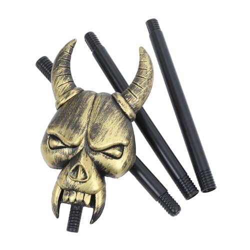 CIYODO Halloween Gehstock mit Schädelkopf Kostüm Zubehör für Halloween Partys Bühnenaufführungen und Maskeraden Stabil und Langlebig Ergonomischer Griff für Besten Komfort CIYODO Halloween Gehstock mit Schädelkopf Kostüm Zubehör für Halloween Partys Bühnenaufführungen und Maskeraden Stabil und Langlebig Ergonomischer Griff für Besten Komfort von CIYODO