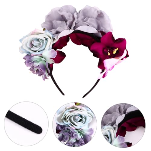 CIYODO Halloween Haarschmuck Blumen Haarreif Party Kopfschmuck Wiederverwendbar Leicht Damen Mädchen Festliches Vintage Headpiece CIYODO Halloween Haarschmuck Blumen Haarreif Party Kopfschmuck Wiederverwendbar Leicht Damen Mädchen Festliches Vintage Headpiece von CIYODO