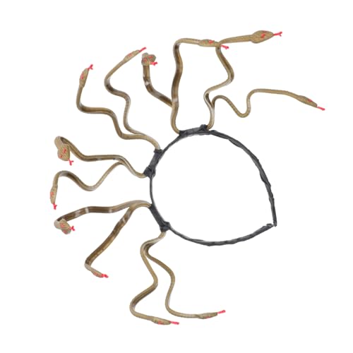 CIYODO Halloween Schlangen Kopfschmuck Medusa Stil Kopfband mit Schlangen Design Halloween Kostüm Accessoire für Frauen und Mädchen Geeignet für Partys Karneval Cosplay und Festlichkeiten von CIYODO