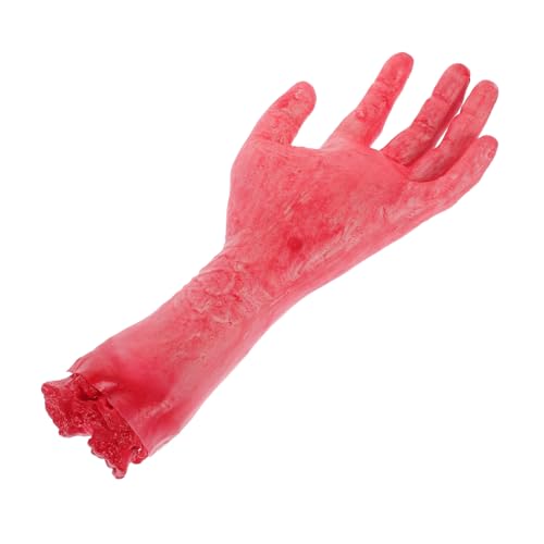 CIYODO Halloween Deko Hand Abgetrennte Körperteile Simuliertes Handmodell Trick-Requisiten Künstliche Halloween-hände Spukhaus-Spielzeug Realistische Requisite Dekoratives Handspielzeug von CIYODO