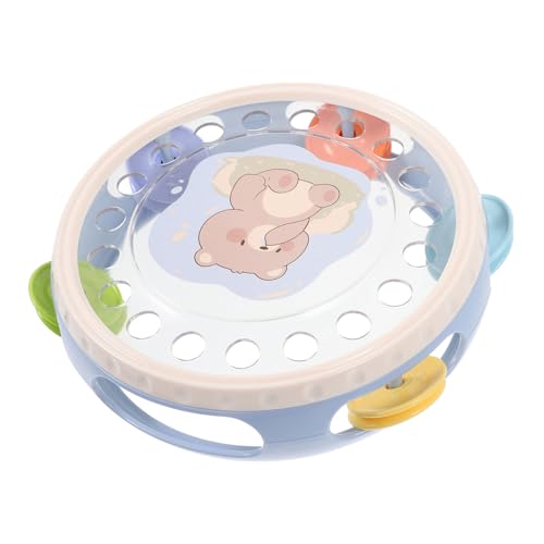 CIYODO Hand Tamburin Pädagogisches für Intelligente Früherziehung Cartoon Design Leichtes Handinstrument für Musik und Rhythmus für Partys und Spiele CIYODO Hand Tamburin Pädagogisches für Intelligente Früherziehung Cartoon Design Leichtes Handinstrument für Musik und Rhythmus für Partys und Spiele von CIYODO