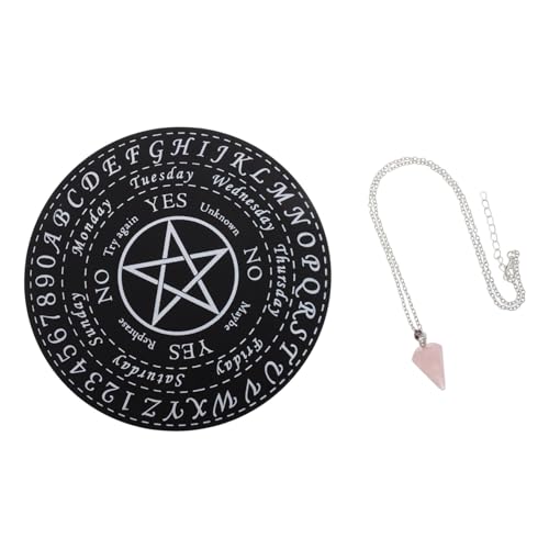 CIYODO Handgefertigtes Pendelbrett aus Holz mit Feiner Siebenstern Gravur Vielseitiges Divinations und Meditationsdekor Elegantes Hängendes Kunstwerk für Zuhause und Spirituelle CIYODO Handgefertigtes Pendelbrett aus Holz mit Feiner Siebenstern Gravur Vielseitiges Divinations und Meditationsdekor Elegantes Hängendes Kunstwerk für Zuhause und Spirituelle von CIYODO
