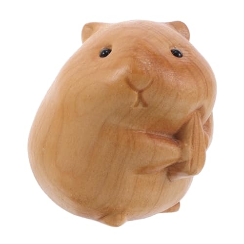CIYODO Handgefertigte Holz Hamster Figurine Exquisite Tier Skulptur Für Dekoration Handgeschnitztes Holz Tier Ornament Einzigartiges Sammlerstück Für Tierliebhaber CIYODO Handgefertigte Holz Hamster Figurine Exquisite Tier Skulptur Für Dekoration Handgeschnitztes Holz Tier Ornament Einzigartiges Sammlerstück Für Tierliebhaber von CIYODO