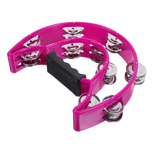 CIYODO Handheld Tamburin mit Doppelreihe Schellen Musikinstrument für Partys Ktv und Percussion Unterricht Ergonomisches Design Vielseitig Einsetzbar CIYODO Handheld Tamburin mit Doppelreihe Schellen Musikinstrument für Partys Ktv und Percussion Unterricht Ergonomisches Design Vielseitig Einsetzbar von CIYODO