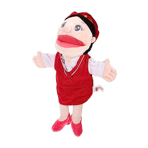 CIYODO Handpuppe Fingerspielzeug Interaktive Puppenspielpuppen Cartoon-Fingerspielzeug kreatives Fingerspielzeug Cartoon-Fingerpuppen Kinderpuppen PP Baumwolle rot von CIYODO