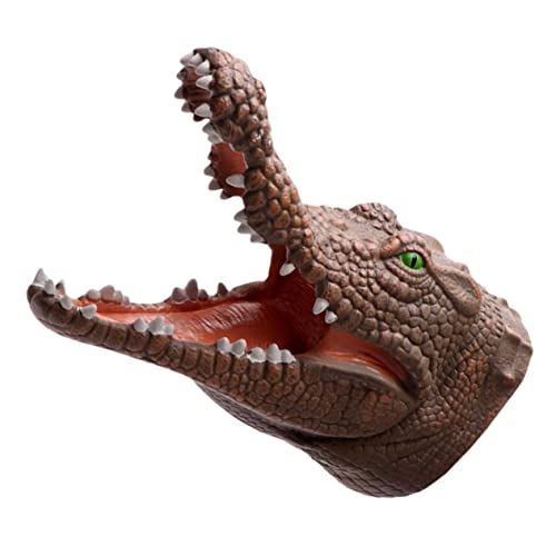 CIYODO Handpuppe Krokodil aus Flexiblem Kunststoff Realistische Tierkopf Form Lustiges für Interaktives Rollenspiel Sichere und Weiche Handpuppe für Jungen und Mädchen CIYODO Handpuppe Krokodil aus Flexiblem Kunststoff Realistische Tierkopf Form Lustiges für Interaktives Rollenspiel Sichere und Weiche Handpuppe für Jungen und Mädchen von CIYODO