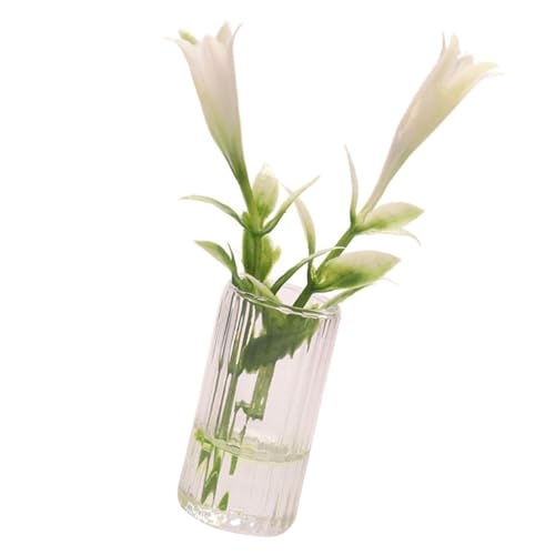 CIYODO Miniatur Blumenvase Für Puppenhaus Kleine Harz Blumenmodell Verarbeitung Langlebiger Deko von CIYODO