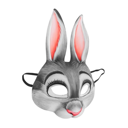 CIYODO Hasenmaske für Halloween und Karneval Niedliches Karotten Design Leichte und Bequeme Verkleidung für Cosplay Partys und Maskenbälle Vielseitiges Partyzubehör von CIYODO
