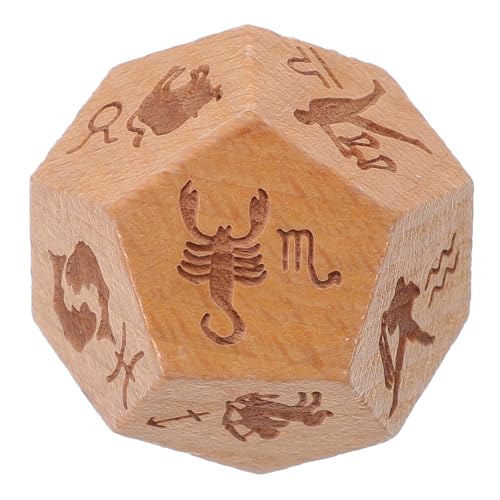 CIYODO Hölzerne Zwölf Zodiac -würfel Polyedrische Würfel Zubehör Würfel Mehrseitige Würfel Tischbrettspiel Würfel Mehrseitige Glückswürfel Würfelspiel Leere Würfel CIYODO Hölzerne Zwölf Zodiac -würfel Polyedrische Würfel Zubehör Würfel Mehrseitige Würfel Tischbrettspiel Würfel Mehrseitige Glückswürfel Würfelspiel Leere Würfel von CIYODO