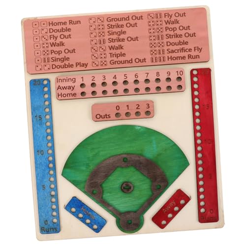 CIYODO Holz Brettspiel für Baseball Fans Tragbares Elegantes Spielbrett aus Holz für Partys Versammlungen und Freizeitaktivitäten Engagierendes Interaktives Spielerlebnis für CIYODO Holz Brettspiel für Baseball Fans Tragbares Elegantes Spielbrett aus Holz für Partys Versammlungen und Freizeitaktivitäten Engagierendes Interaktives Spielerlebnis für von CIYODO