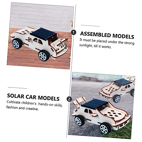CIYODO Holz DIY Solarauto Bausatz Leicht Tragbar Fördert Kreative Handfertigkeit und über Pädagogisches Modell für Jungen und Mädchen CIYODO Holz DIY Solarauto Bausatz Leicht Tragbar Fördert Kreative Handfertigkeit und über Pädagogisches Modell für Jungen und Mädchen von CIYODO