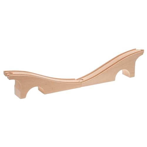 CIYODO Holz Eisenbahnbrücke Zubehör Dreiloch Brücke aus Holz Sicherer Kinderbaustein Interaktives Zugspielzeug für Jungen und Mädchen Langlebig Kreatives Bauspielzeug für Eltern Junge CIYODO Holz Eisenbahnbrücke Zubehör Dreiloch Brücke aus Holz Sicherer Kinderbaustein Interaktives Zugspielzeug für Jungen und Mädchen Langlebig Kreatives Bauspielzeug für Eltern Junge von CIYODO