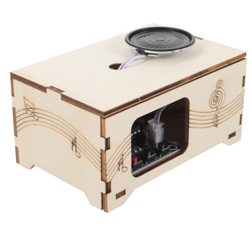 CIYODO Holz Phonograph DIY Modell Handgefertigter Musikrekorder für Vielseitige Spieluhr mit Klarer Aufnahmequalität Kreatives Lernspielzeug für Musik und Wissenschaft CIYODO Holz Phonograph DIY Modell Handgefertigter Musikrekorder für Vielseitige Spieluhr mit Klarer Aufnahmequalität Kreatives Lernspielzeug für Musik und Wissenschaft von CIYODO