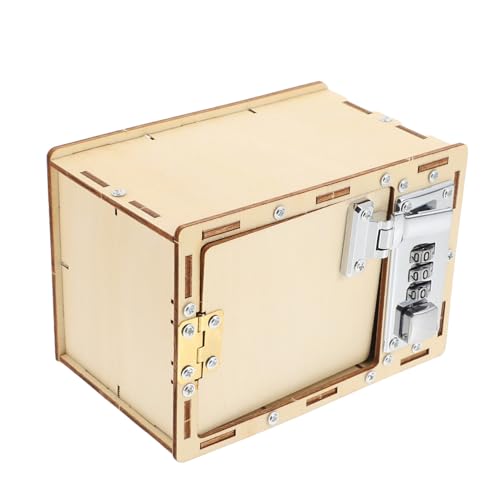 CIYODO Holz Puzzle DIY Mechanische Passwort Schatzbox Bausatz für Ab Jahren zur Praktischer Fähigkeiten und Logischem Denken von CIYODO