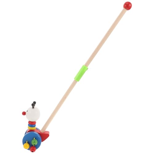 CIYODO Holz Schiebespielzeug für Kleinkinder Lauflernhilfe mit Niedlichem Tierdesign Langlebige Holzkonstruktion für Junge Mädchen Beim Laufenlernen Fördert Motorik und Spielspaß von CIYODO