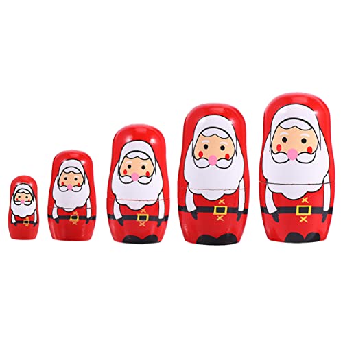 CIYODO Holz Weihnachtsmann Ornament Handgezeichnet Lustige Holzpuppe Weihnachtsdeko Figur für Tischdekoration Sicher und Farbenfroh Geschenkidee CIYODO Holz Weihnachtsmann Ornament Handgezeichnet Lustige Holzpuppe Weihnachtsdeko Figur für Tischdekoration Sicher und Farbenfroh Geschenkidee von CIYODO