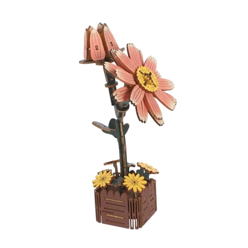 CIYODO Holzblumen Puzzle Holz Jigsaw Bausatz Nachhaltiges Material Kreatives DIY Bastelprojekt mit Gänseblümchen Modell für Entspannung Familienaktivität CIYODO Holzblumen Puzzle Holz Jigsaw Bausatz Nachhaltiges Material Kreatives DIY Bastelprojekt mit Gänseblümchen Modell für Entspannung Familienaktivität von CIYODO