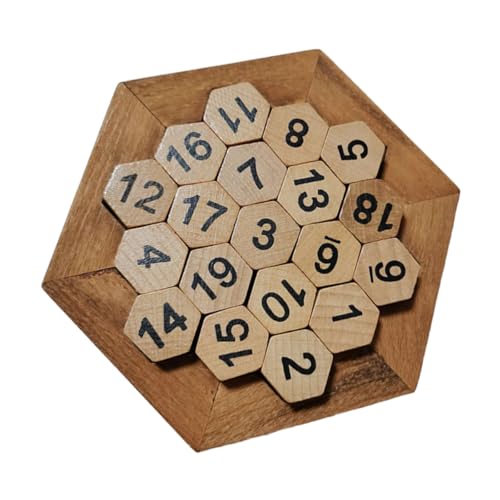 CIYODO Holzpuzzle Zahlen Lernspielzeug für Sechseckiges Zahlenpuzzle aus Holz Pädagogisches zur Zahlen und Handfertigkeitsförderung Leicht Tragbar für Vorschule und Geburtstagsfeiern CIYODO Holzpuzzle Zahlen Lernspielzeug für Sechseckiges Zahlenpuzzle aus Holz Pädagogisches zur Zahlen und Handfertigkeitsförderung Leicht Tragbar für Vorschule und Geburtstagsfeiern von CIYODO
